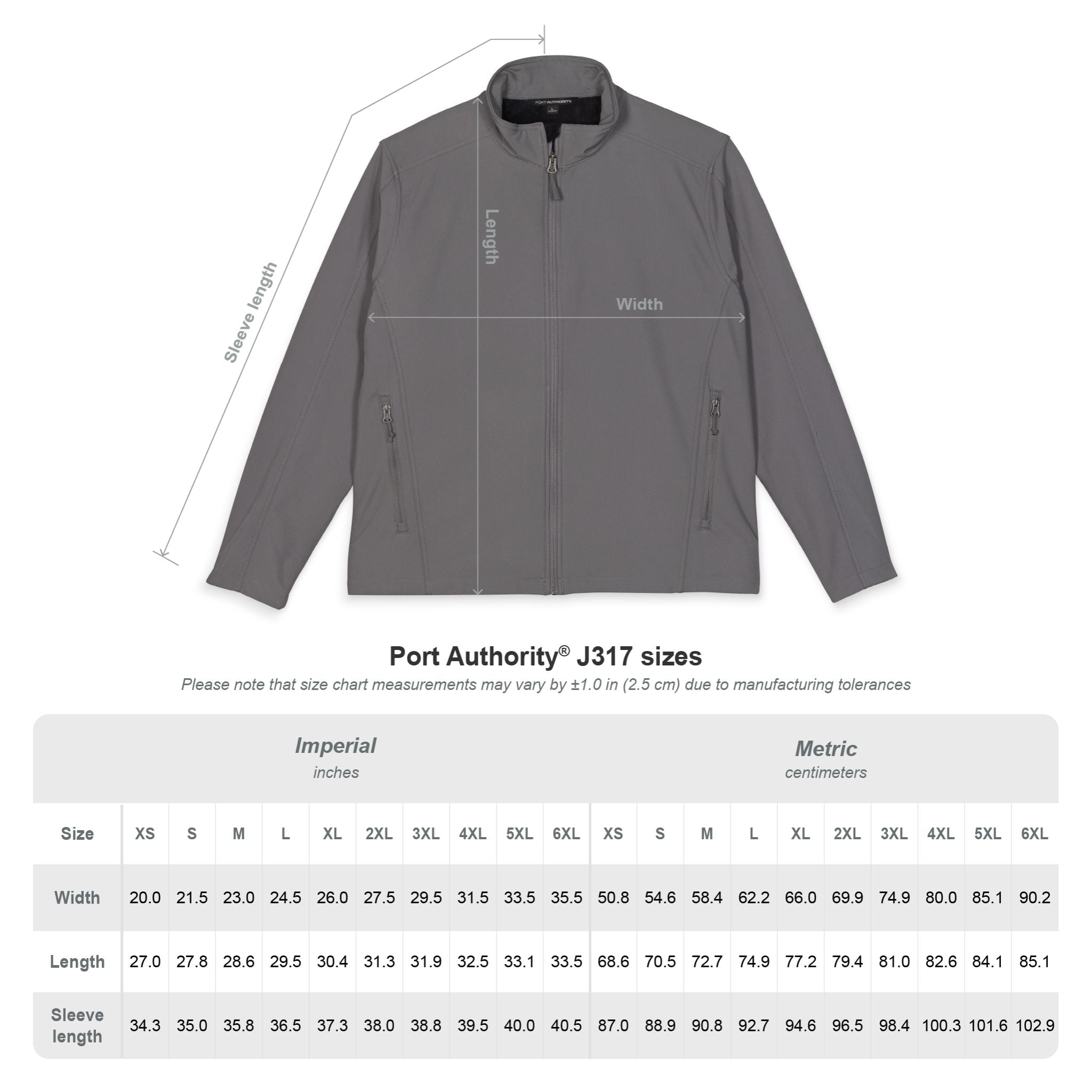 Embroidered Wolf Crest Soft Shell Jacket