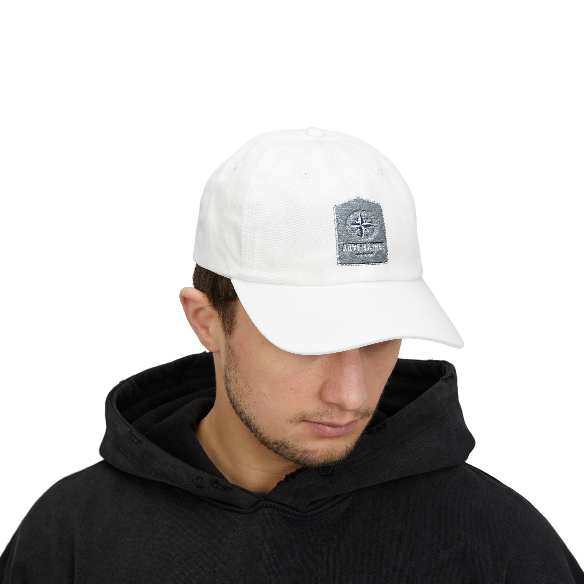 Dad Cap — Adventure Compass Embroidered Hat