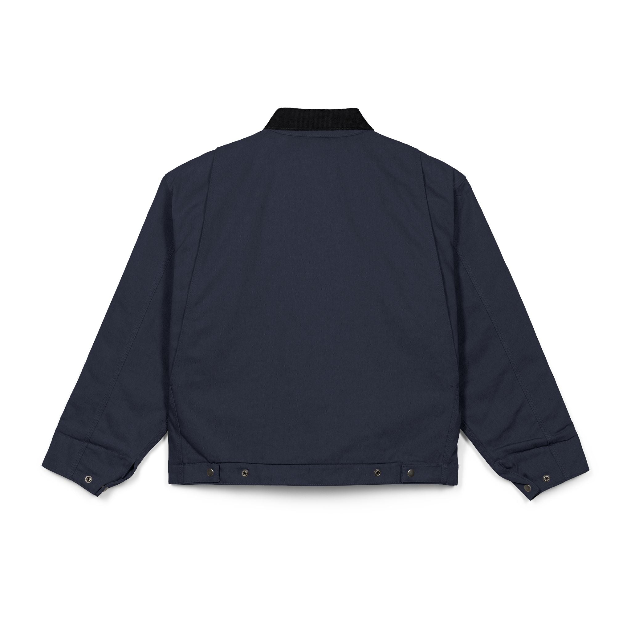 Duck Cloth Work Jacket — Vintage Crest Patch Insulated Utility Coat