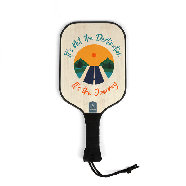 Pickleball Paddle Set — "It’s Not the Destination, It’s the Journey" Retro Road Design