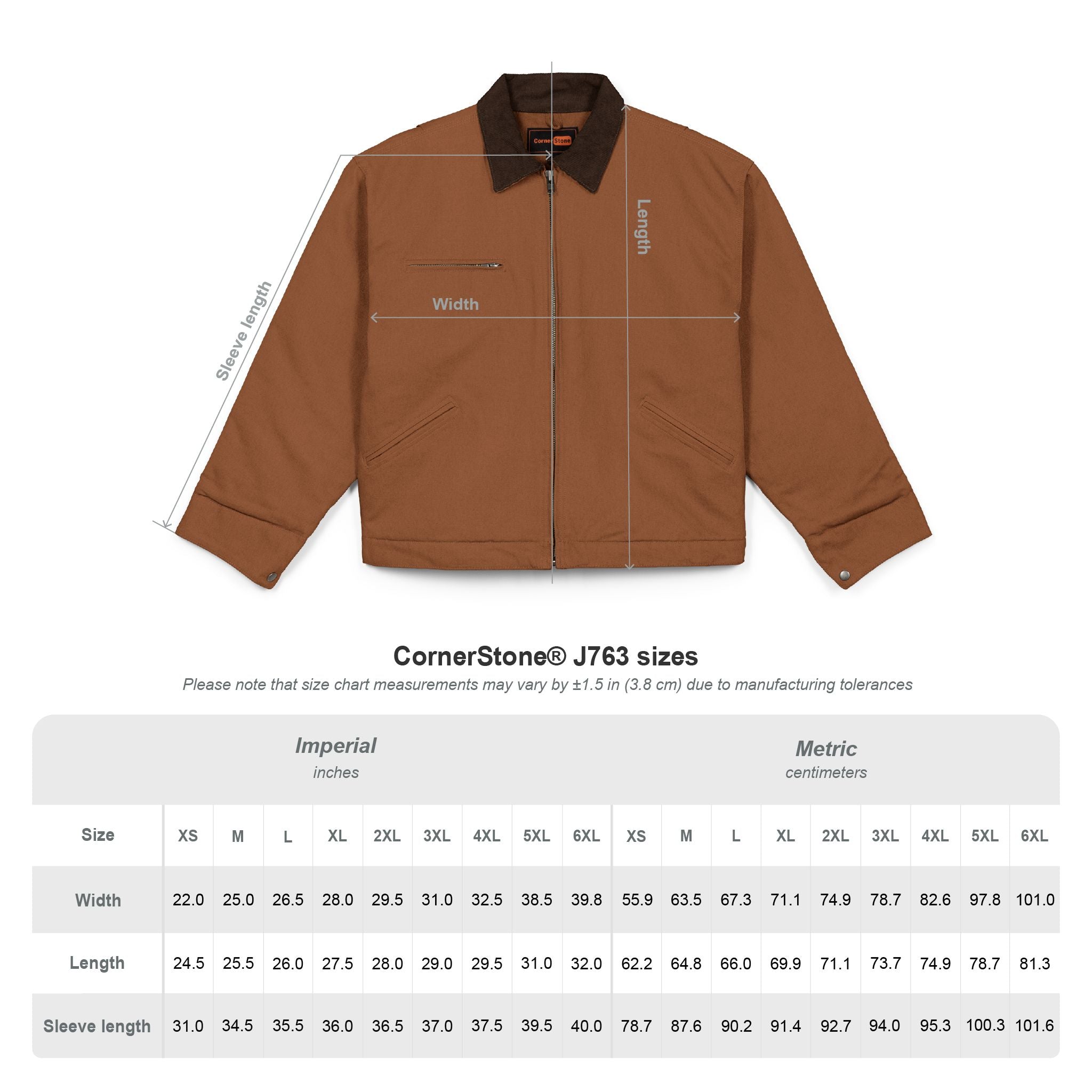 Duck Cloth Work Jacket — Vintage Crest Patch Insulated Utility Coat