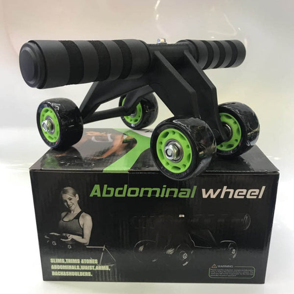 Foldable 4-Wheel Ab Roller Kit