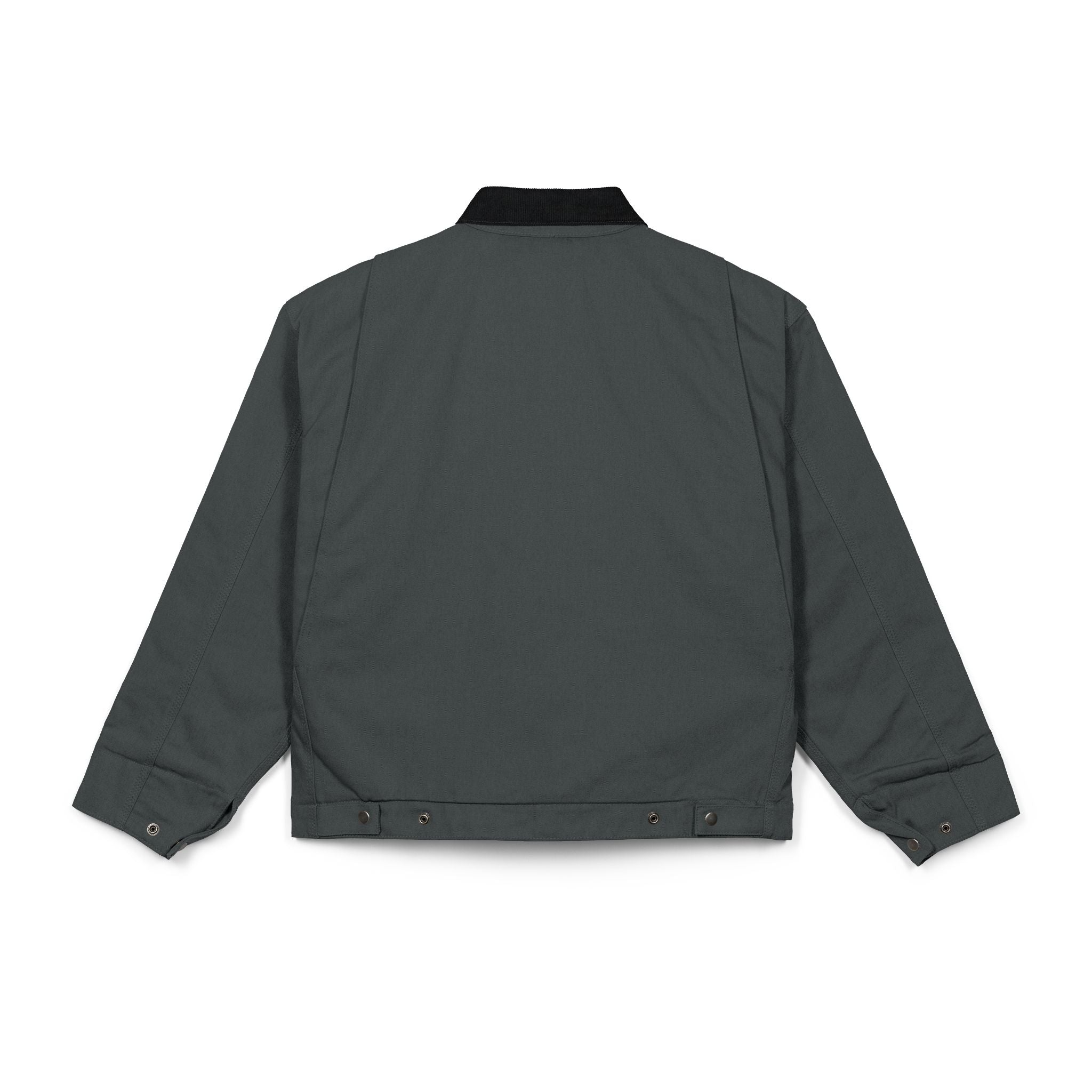 Duck Cloth Work Jacket — Vintage Crest Patch Insulated Utility Coat
