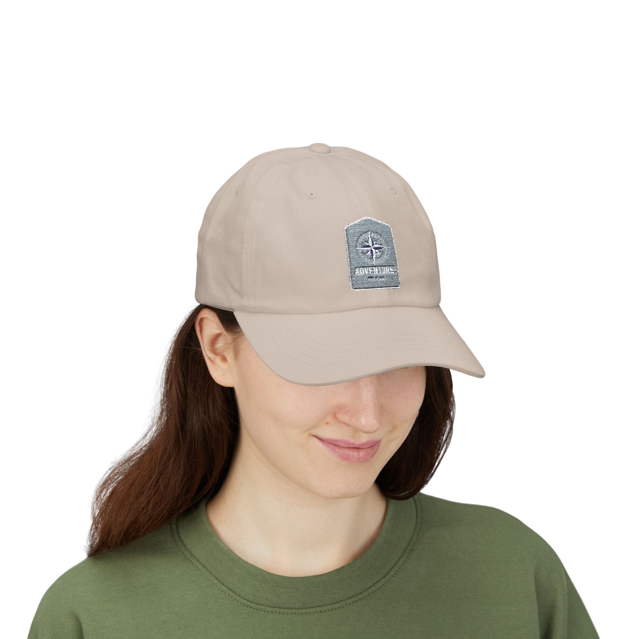 Dad Cap — Adventure Compass Embroidered Hat