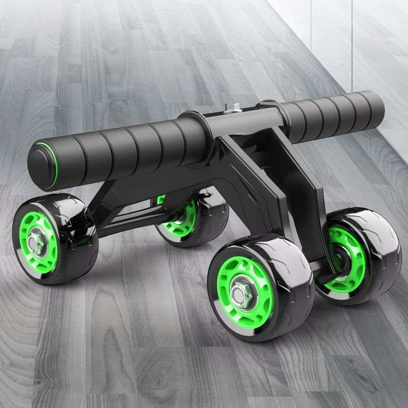 Foldable 4-Wheel Ab Roller Kit