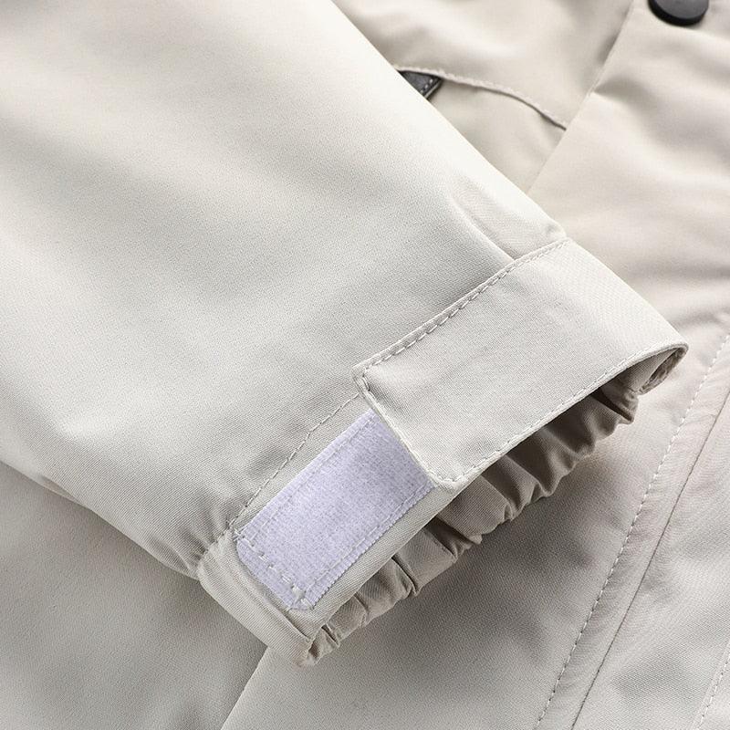 Men's Tactical Fleece Hooded Jacket