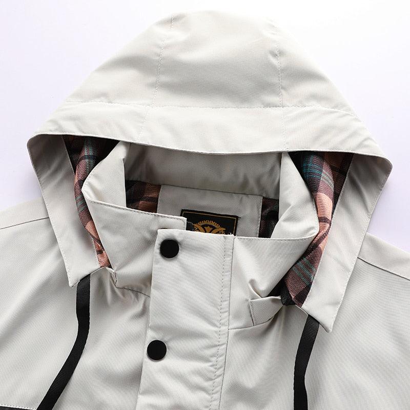Men's Tactical Fleece Hooded Jacket