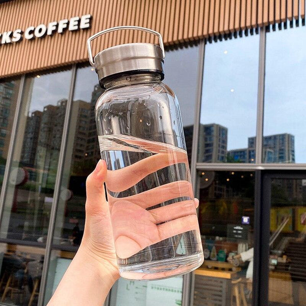 Large Capacity Glass Water Bottle